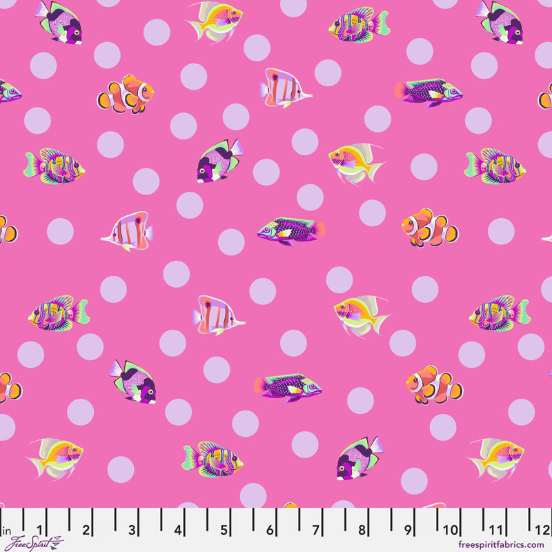 FLORAL REEF -  School Crossing - Delphine- PWTP268 - Tula Pink