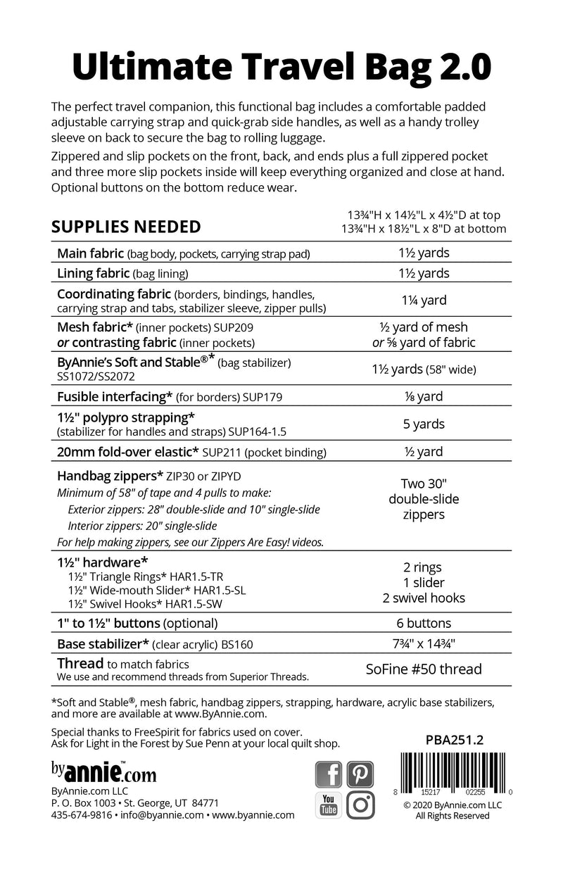 Ultimate Travel Bag - PBA251/2