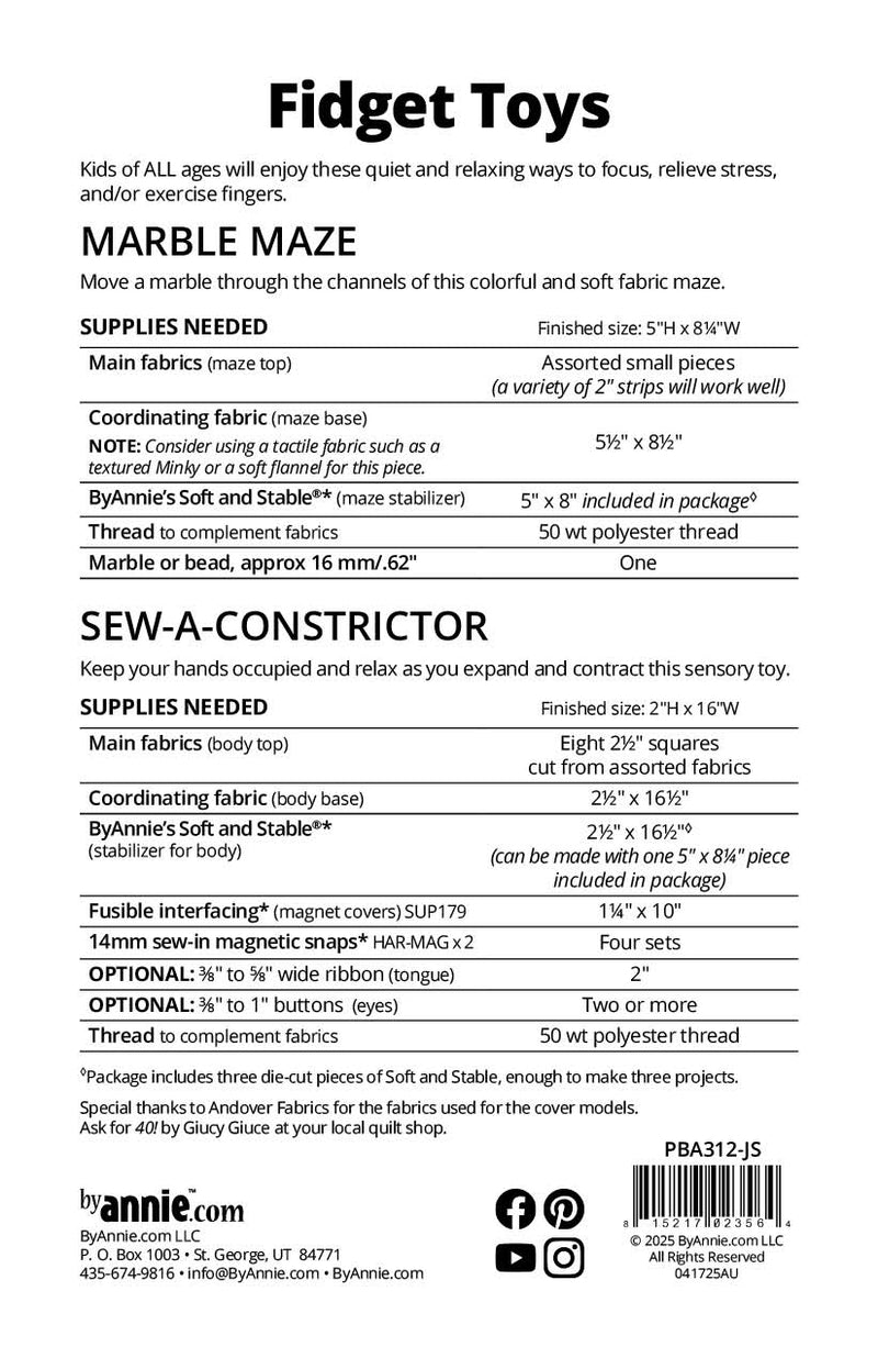 Fidget Toys - PBA312 JS