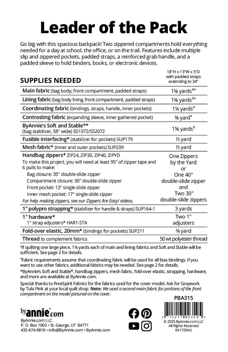 Leader of the Pack - PBA315