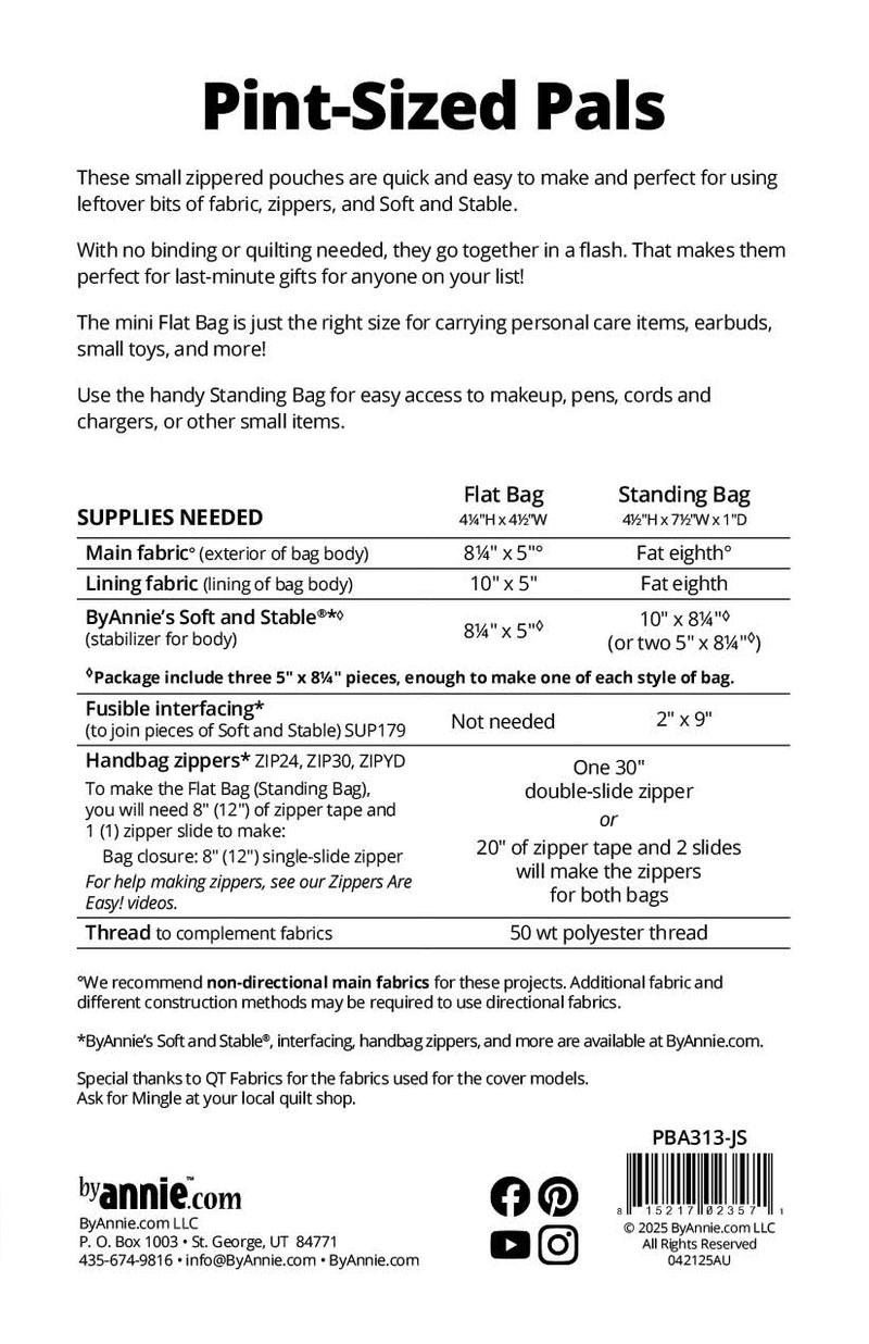 Pint-Sized Pals - PBA313 JS