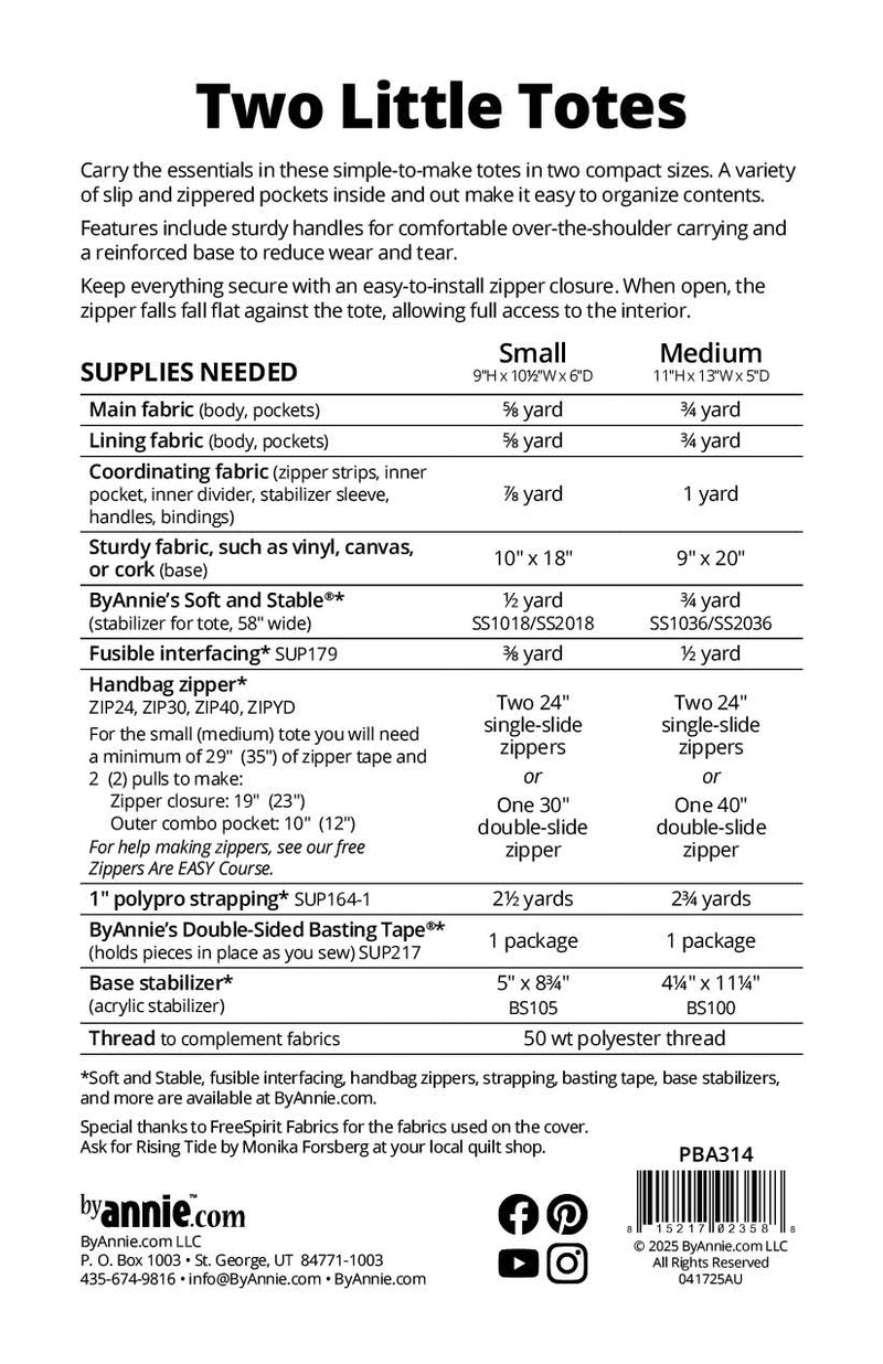 Two Little Totes! – PBA314